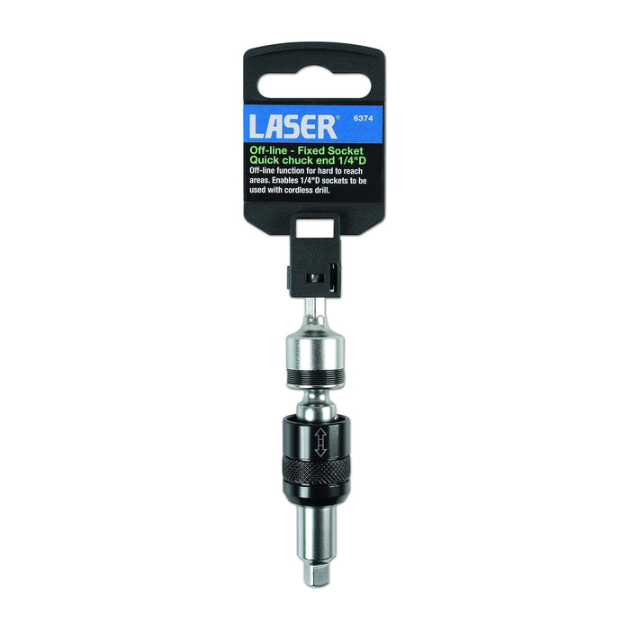 Laser Off-Line/Fixed Socket 1/4"D 6374