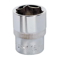 Sealey WallDrive Socket 16mm 3/8"Sq Drive Fully Polished SP3816
