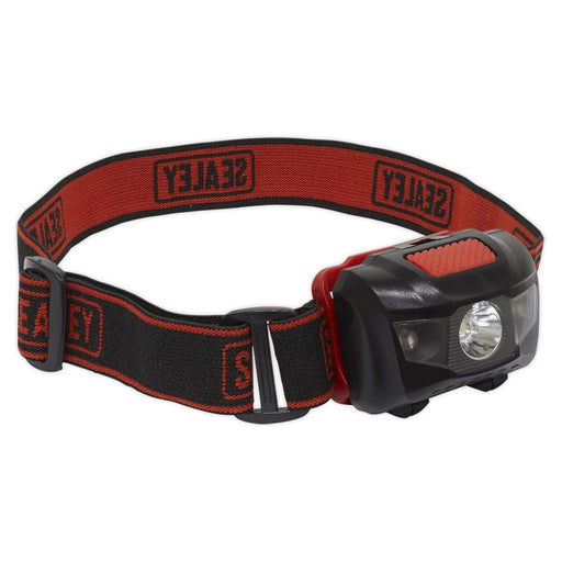 Sealey Head Torch 3W SMD & 2 Red LED 3 x AAA Cell HT03LED Sealey - Town Tools 