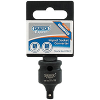 Draper Expert Impact Socket Converter, 3/8"(F) x 1/4"(M) 07022