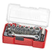 Teng Tools 1/4" Socket Set 6 pt With Belt Clip 20 Pieces Teng Tools - Town Tools 