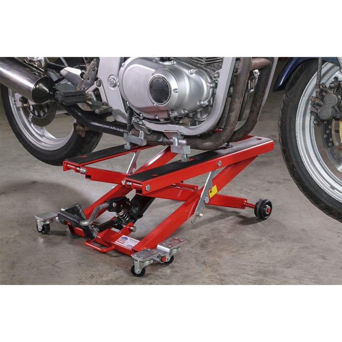 Sealey Motorcycle & Quad Scissor Lift 500kg Capacity Hydraulic MC4500