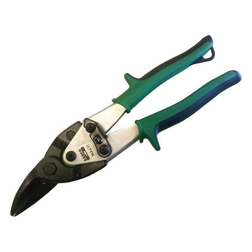 Bahco MA411 Green Aviation Compound Snips Right Cut 250mm (10in) Bahco - Town Tools