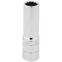 Draper HI-TORQ 12 Point Deep Socket, 1/2" Sq. Dr., 14mm 33733