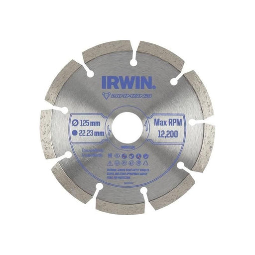 Irwin® Segmented Diamond Blade 125 x 22.23mm IRWIN® - Town Tools