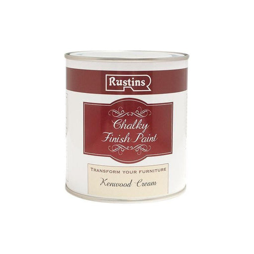 Rustins Chalky Finish Paint Kenwood Cream 500ml Rustins - Town Tools