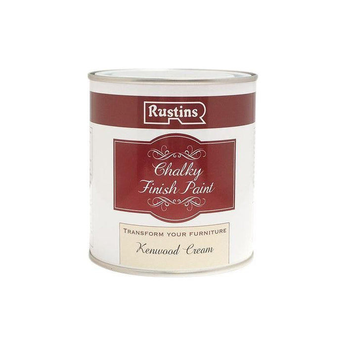 Rustins Chalky Finish Paint Kenwood Cream 500ml Rustins - Town Tools