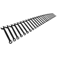 Sealey Combination Spanner Set 25pc Metric Black Series AK63264B
