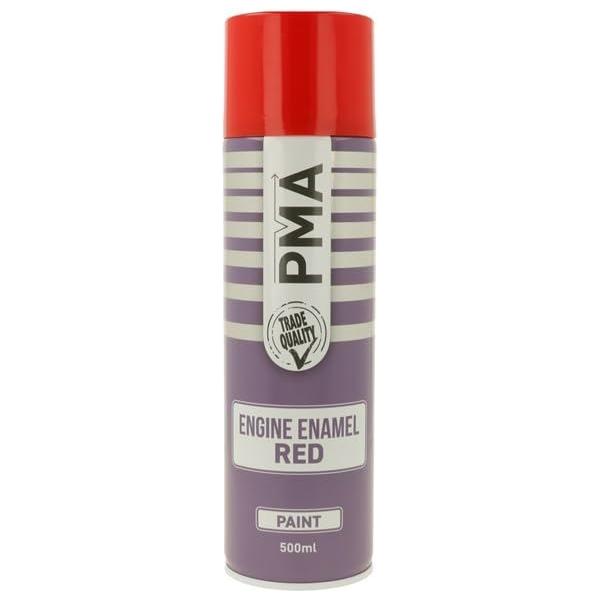 PMA Engine Enamel Paint Red  500ml PCPA1040