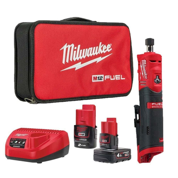 Milwaukee M12 Fuel  Straight Die Grinder Battery & Charger Included