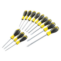 Stanley® Hand Tools 0-60-212 Essential Screwdriver Set, 12 Piece
