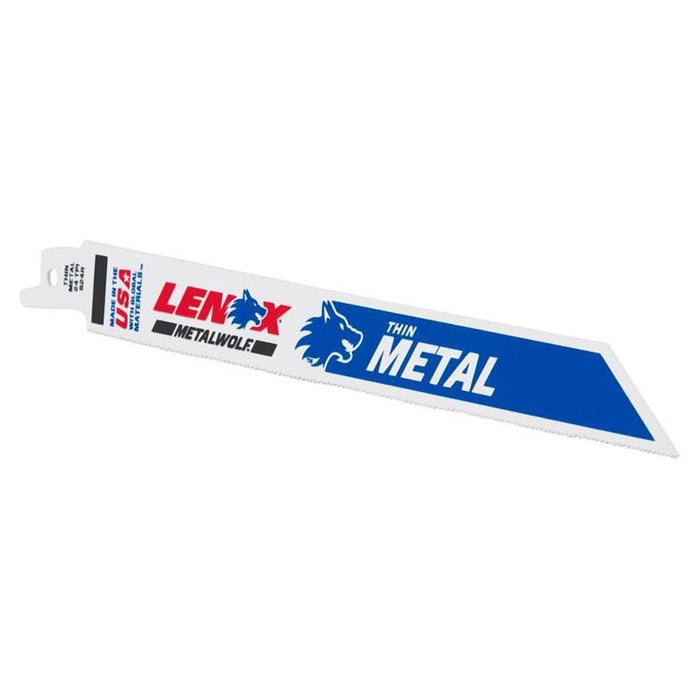 Lenox MetalWolf Wave Edge Reciprocating Saw Blade 203 x 19 x 0.9mm 24 TPI (Pack 5) LENOX - Town Tools