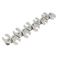 Sealey Crow's Foot Wrench Set 10pc Flare Nut 3/8"Sq Drive Metric S0845