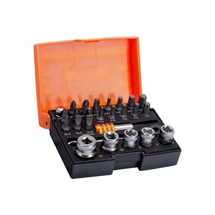 Bahco 2058/S26 1/4in Drive Ratchet Socket Set, 26 Piece Bahco - Town Tools