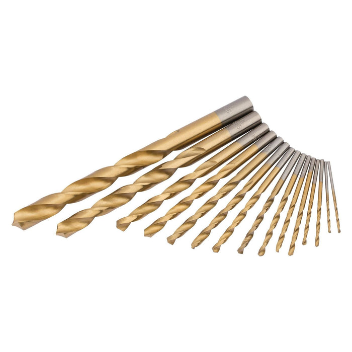 Draper Metric Titanium Nitride Coated HSS Drill Bit Set (15 Piece) 18549 Draper - Town Tools 