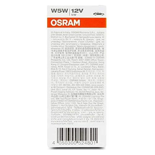 Osram O'2825 Original Bulb, W5W, 1 Unit Osram - Town Tools 