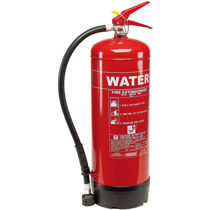 Draper Pressurized Water Fire Extinguisher, 9L 21675 Draper - Town Tools