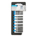 Silverline Deep Socket Set 1/4" Drive Metric 12pt 8pce 6 - 14mm Silverline - Town Tools 