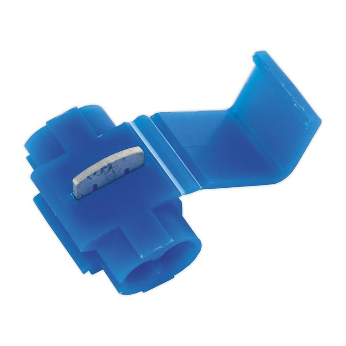 Sealey Quick Splice Connector Blue Pack of 100 QSPB Sealey - Town Tools 