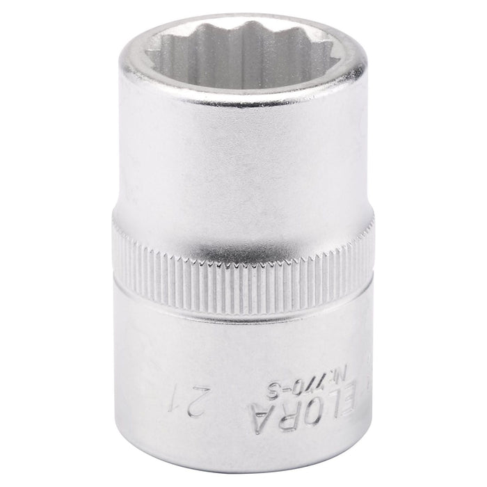 Draper Elora Bi-Hexagon Socket, 3/4" Sq. Dr., 21mm 00690 Draper - Town Tools 