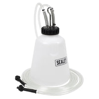 Sealey Hi-Flow Twin Pipe Brake Bleed Bottle 2L VS0218