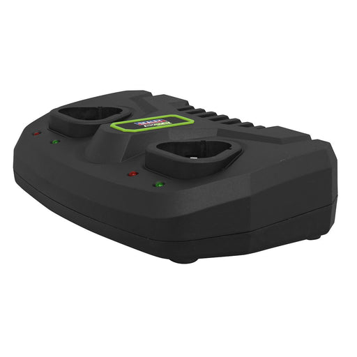 Sealey Fast Charge Dual Battery Charger for 10.8V SV10.8 Series CP108VMC2 Sealey - Town Tools 