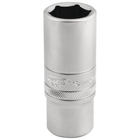 Draper 6 Point Metric Deep Socket, 3/8" Sq. Dr., 19mm 16586