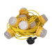 Faithfull Power Plus Festoon Lights 10 LED Bulbs 240V 22m Faithfull Power Plus - Town Tools