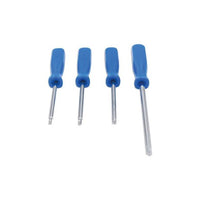 Laser Clutch Head Screwdriver Set 4pc 8477
