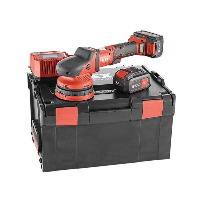 Flex Power Tools XCE 8125 18.0-EC Random Orbital Polisher 18V 2 x 5.0Ah Li-ion Flex Power Tools - Town Tools