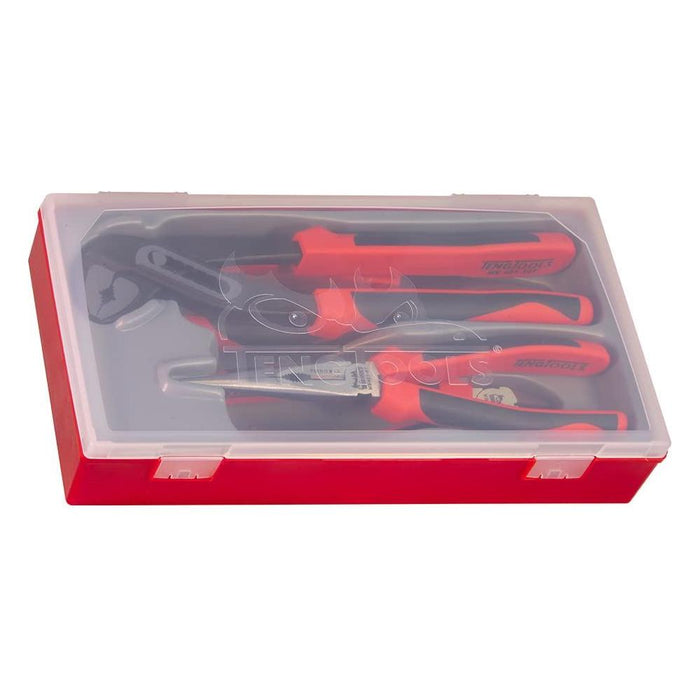 Teng Tools Plier Set TPR Grip TT1 4 Pieces Teng Tools - Town Tools 