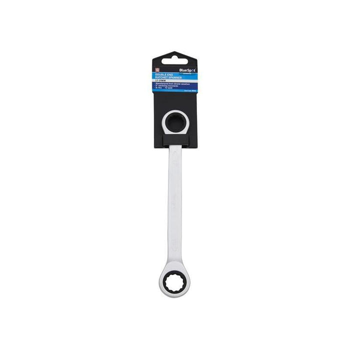 Bluespot Tools Double End Ratchet Spanner (17-19mm) BlueSpot Tools - Town Tools