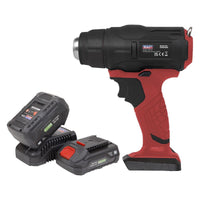 Sealey Cordless Hot Air Gun Kit 20V SV20 Series 2 Batteries CP20VHGKIT2