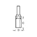 Trend TR29 x 1/4 TCT Shank Mounted Bearing Guided Profiler 12.7 x 25.4mm Trend - Town Tools