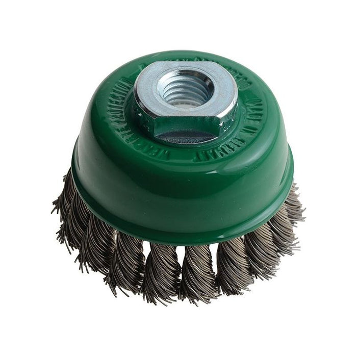 Lessmann Knot Cup Brush 65mm M14x2.0, 0.50 Stainless Steel Wire Lessmann - Town Tools