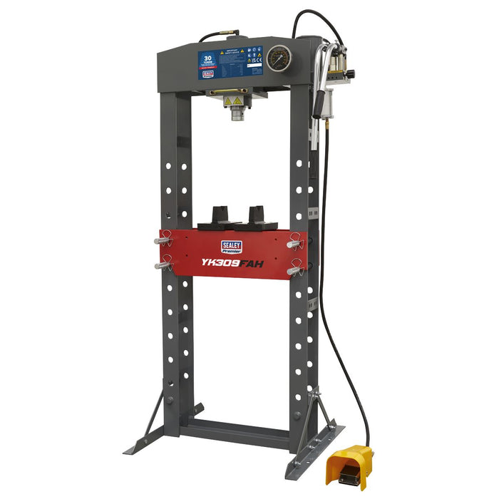 Sealey Air/Hydraulic Press 30 Tonne Floor Type with Foot Pedal YK309FAH Sealey - Town Tools 