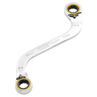 Draper Expert HI-TORQ Double Ring Ratchet S-Shape Spanner, 15 x 17mm