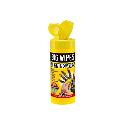 Big Wipes Cleaning Antiviral Wipes (Tub 40) Big Wipes - Town Tools