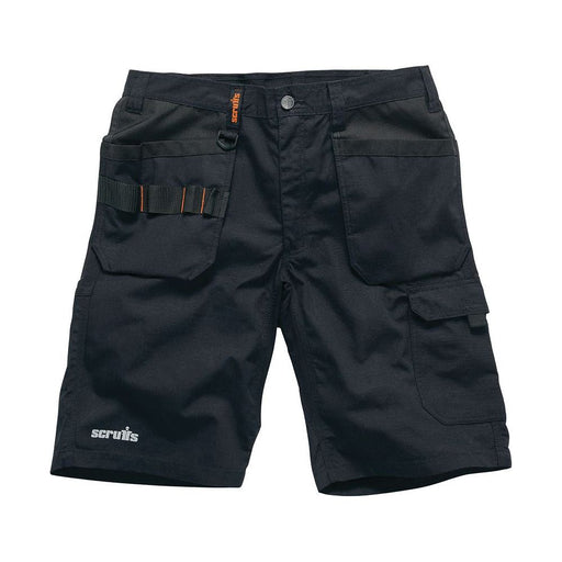 Scruffs Trade Flex Holster Shorts Black 40" W Scruffs - Town Tools 