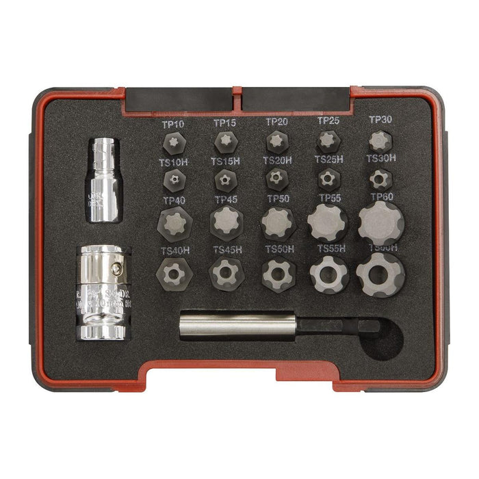 Sealey TRX-P* & Security TRX-TS* Bit Set 23pc 1/4" & 3/8"Sq Drive AK6226 Sealey - Town Tools 