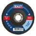 Sealey Flap Disc Zirconium100mm16mm Bore 60Grit FD10060 Sealey - Town Tools 