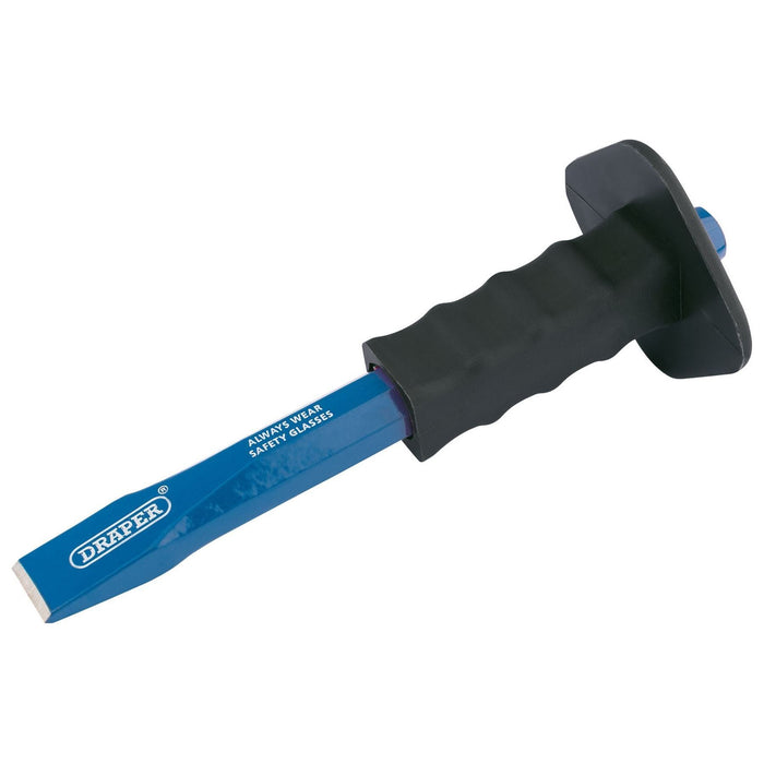 Draper Octagonal Shank Cold Chisel with Hand Guard, 25 x 250mm (Display Packed) Draper - Town Tools 