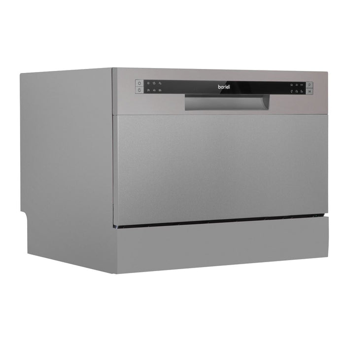 Baridi Tabletop Dishwasher 6 Place Settings 6.5L Capacity - Silver DH84 Baridi - Town Tools 