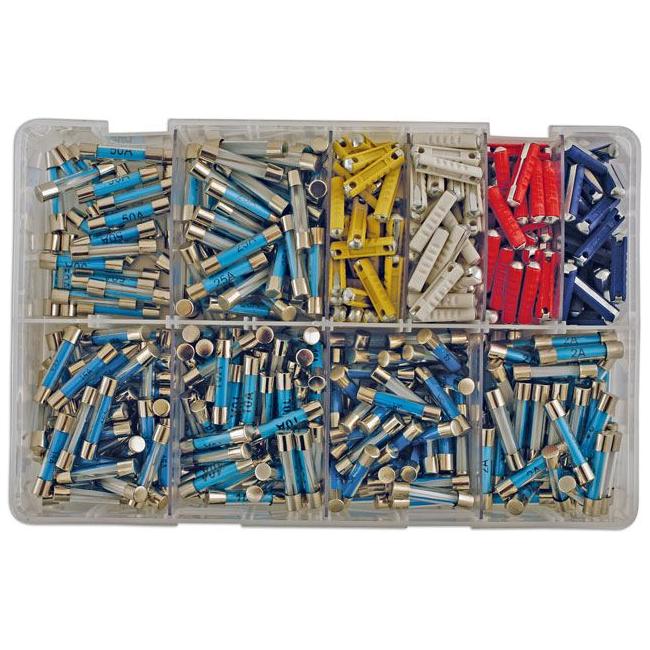 Connect Assorted Glass & Continental Auto Fuses 480pc 31859