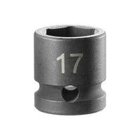 Facom 6-Point Stubby Impact Socket 1/2in Drive 17mm