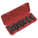 Sealey Locking Wheel Nut Removal Set 8pc 1/2"Sq Drive SX202 Sealey - Town Tools 