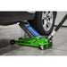 Sealey Low Profile Trolley Jack with Rocket Lift 3 Tonne - Green 3000LEHV Sealey - Town Tools 