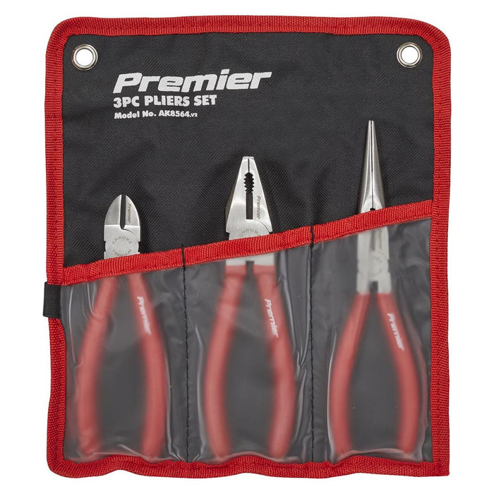 Sealey Pliers Set 3pc AK8564 Sealey - Town Tools 