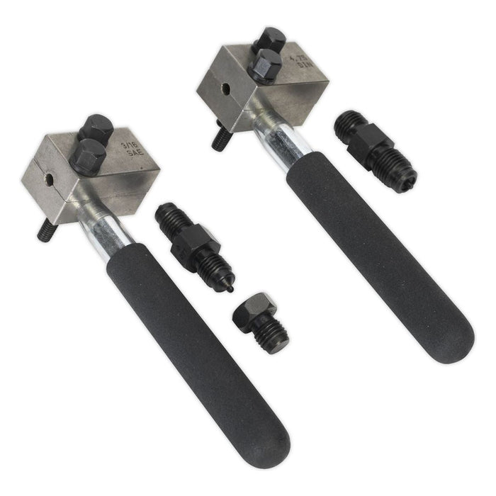 Sealey On-Vehicle Micro Brake Pipe Flaring Tool Set PFT11 Sealey - Town Tools 