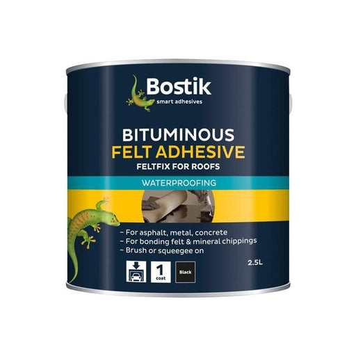 Bostik Bituminous Felt Adhesive 2.5 litre Bostik - Town Tools